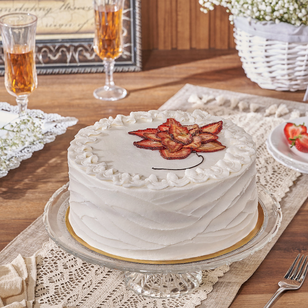 Vanilla Vegan Cake – how the gift is presented