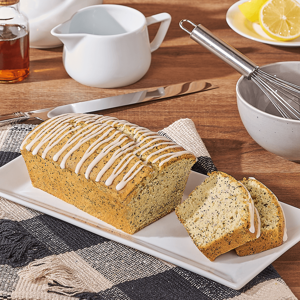 Lemon Poppy Seed Bread, loaf gift, loaf, baked goods gift, baked goods, dessert gift, dessert