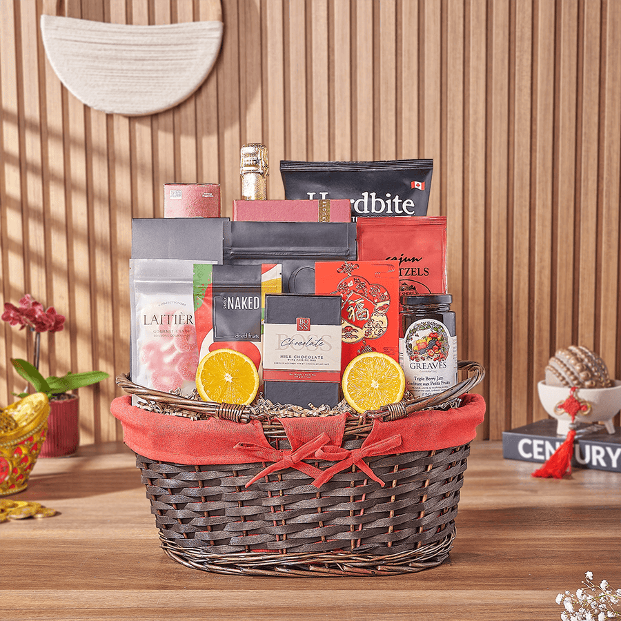 Luxe Chinese New Year Champagne Gift, champagne gift, champagne, sparkling wine gift, sparkling wine, chinese new year gift, chinese new year, lunar new year gift, lunar new year, Hamilton delivery