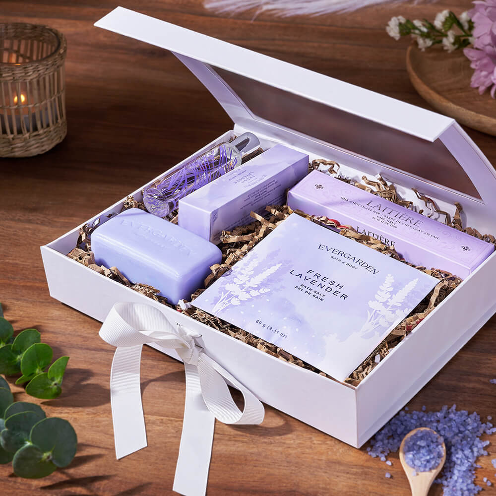 Luxe Lavender Spa Gift Set, bath &amp; body gift, bath &amp; body, spa git, spa, mother's day gift, mothers day, Hamilton delivery
