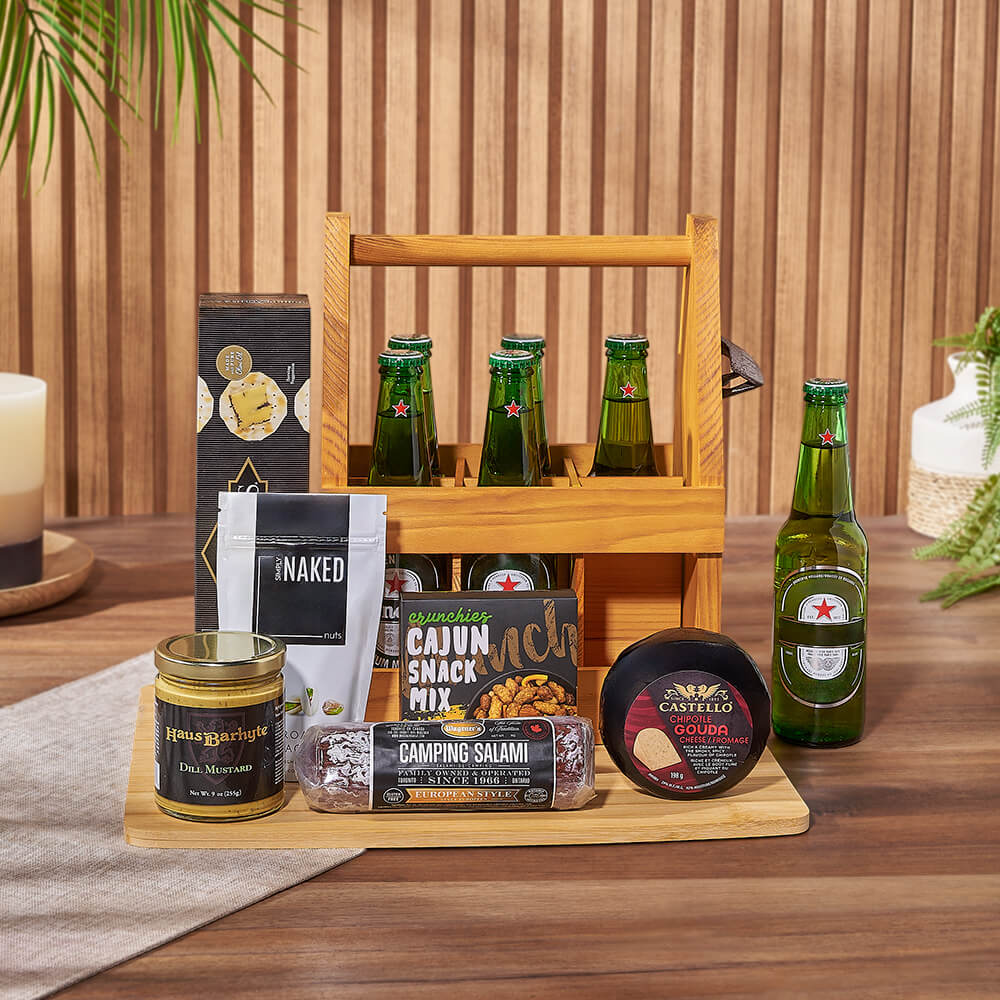 Meat, Cheese &amp; Beer Gift Set, beer gift, beer, charcuterie gift, charcuterie, Hamilton delivery