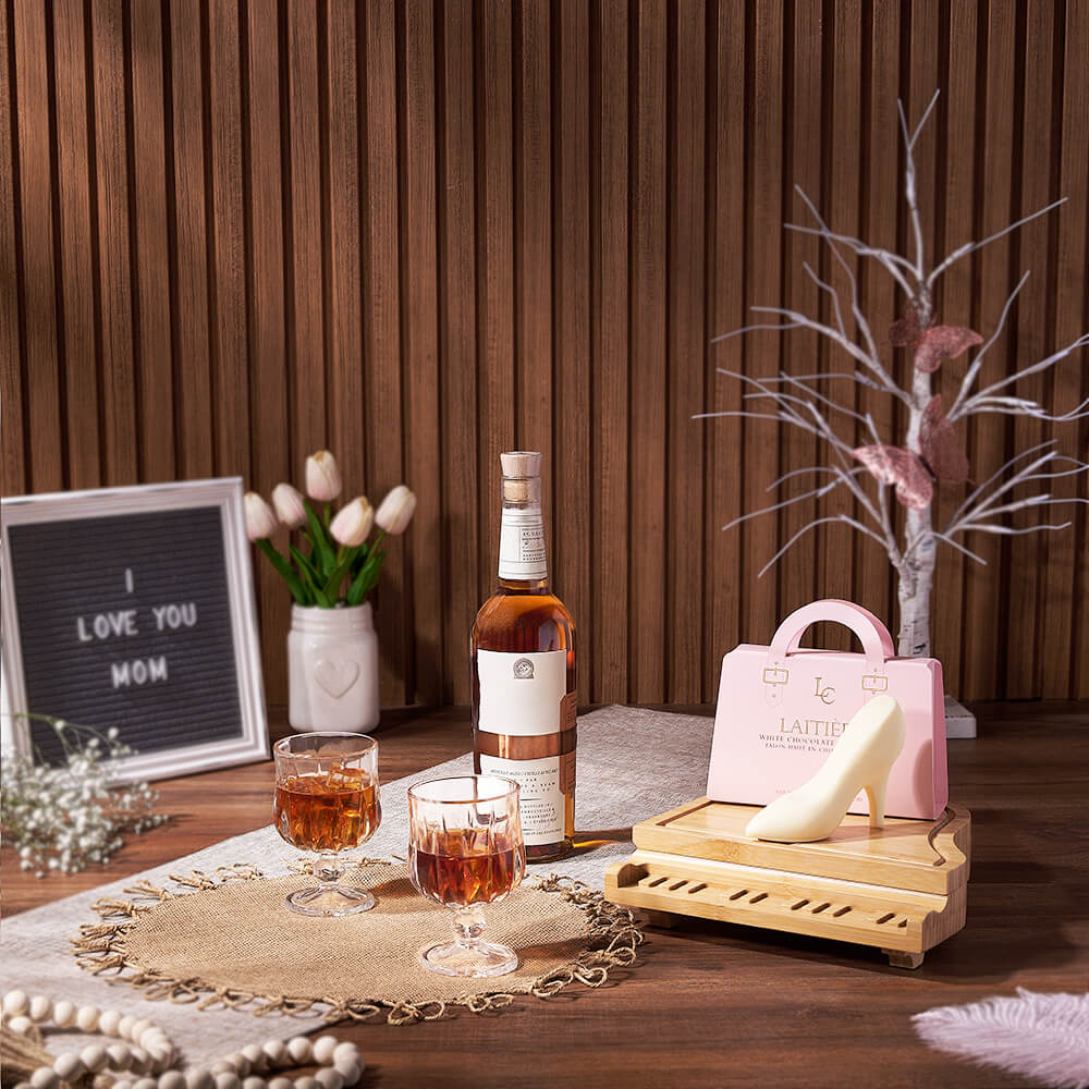 Mother's Day Swansea Liquor &amp; Chocolate Basket, mothers day gift basket, mothers day, liquor gift basket, liquor, Hamilton Delivery