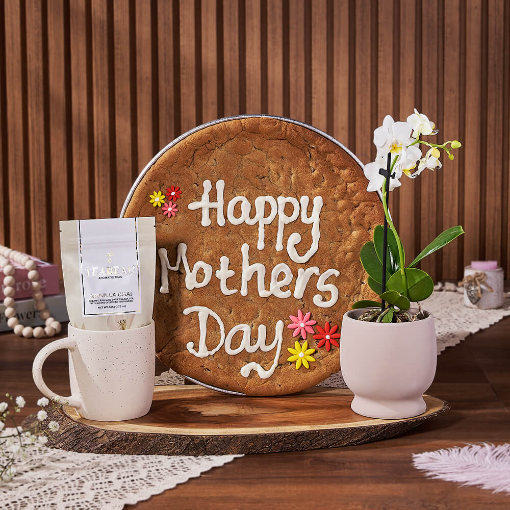 Mother’s Day Tea & Cookie Gift Set, mothers day gift, mothers day, tea gift, tea, plant gift, plant, Hamilton delivery