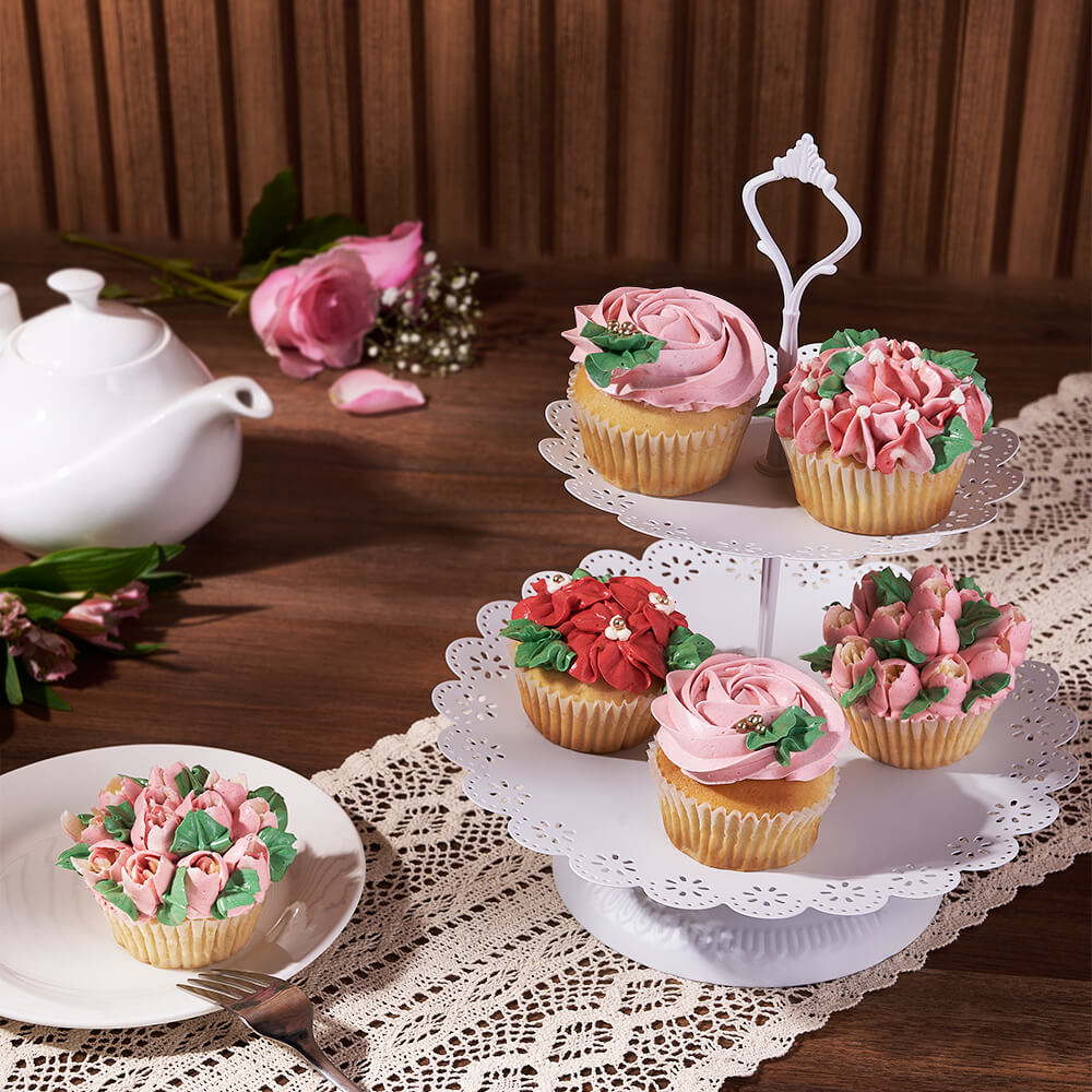 Mother's Day Vanilla Cupcakes, mother's day gift basket, mother's day, gourmet gift, gourmet, cake gift, cake, Hamilton delivery