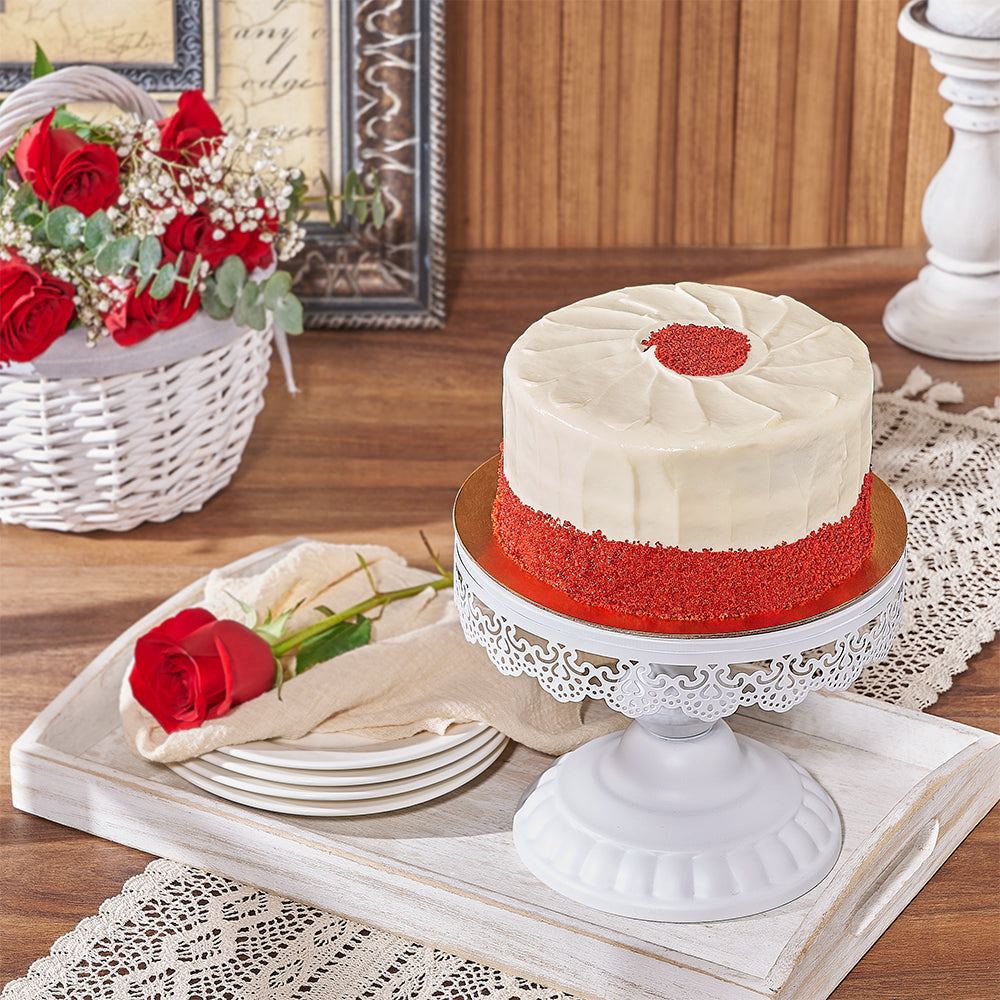 Red Velvet Cake – how the gift is presented