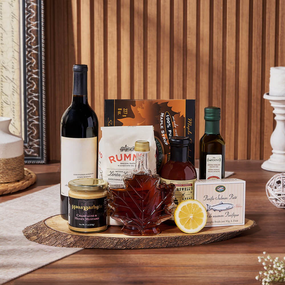 Salmon & Pasta Wine Gift Set, wine gift, wine, seafood gift, seafood, pasta gift, pasta, Hamilton delivery