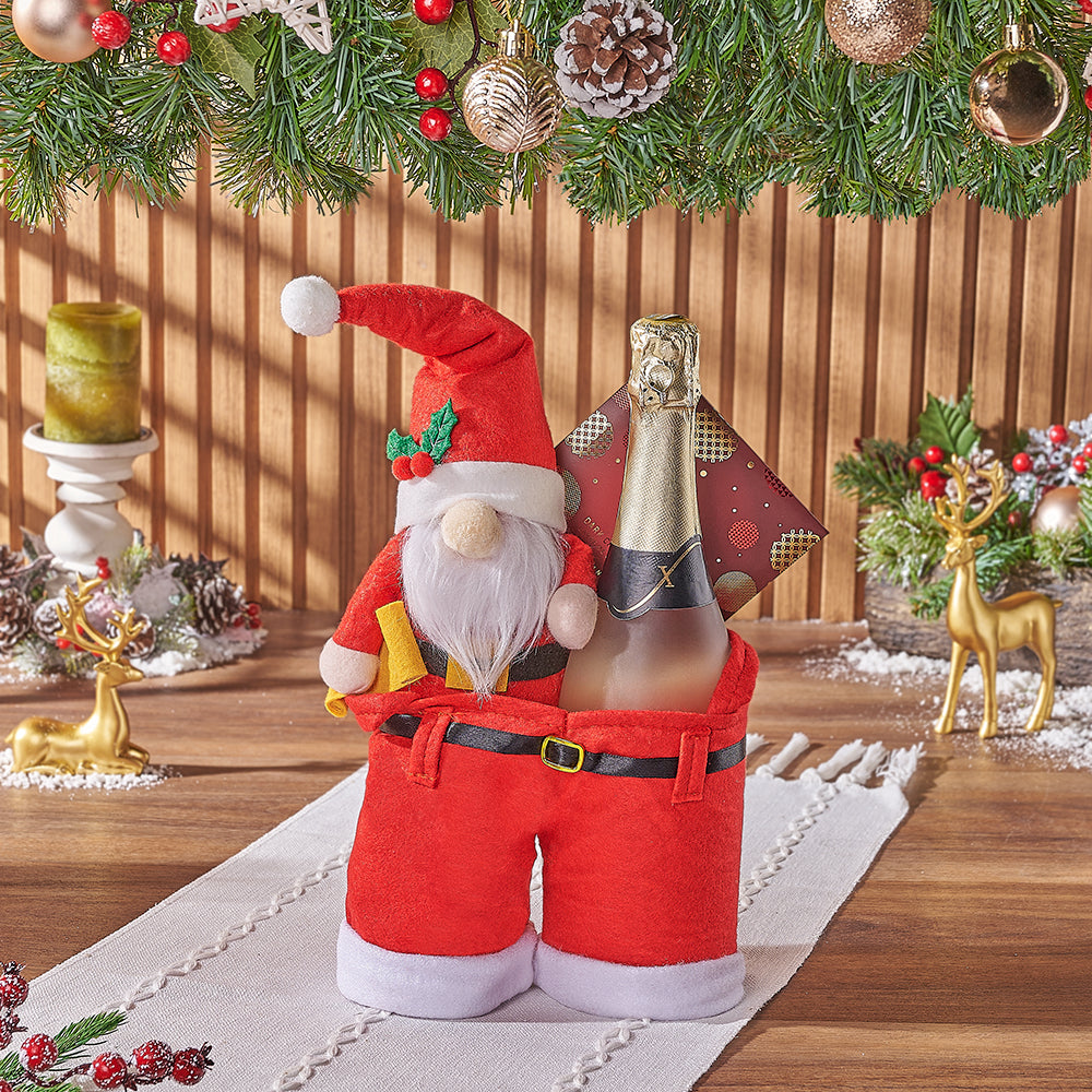 Sparkling Wine Festive Gift – how the gift is presented