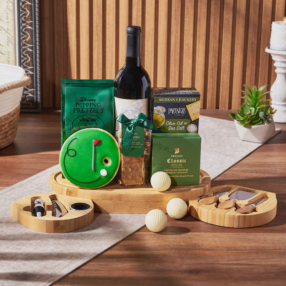 Sweet Treat Golf &amp; Wine Gift, wine gift, wine, golf gift, golf, Hamilton delivery