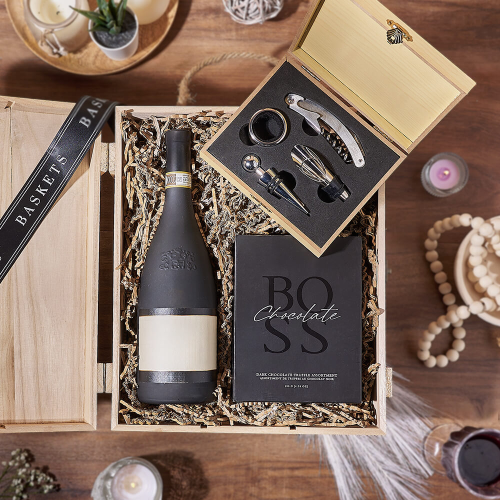 Ultimate Wine &amp; Chocolate Gift Box, wine gift, wine, chocolate gift, chocolate, Hamilton delivery