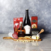 A Love for Heat, Wine & Cheese Basket from Hamilton Baskets - Hamilton Delivery