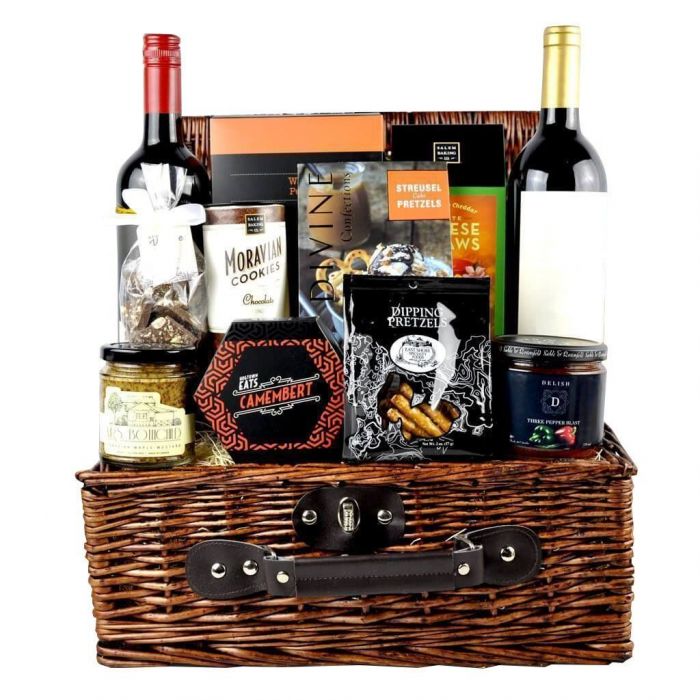 Ample Wine Gift Basket from Hamilton Baskets - Hamilton Delivery