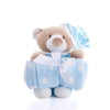 Blue Hugging Blanket Bear from Hamilton Baskets - Hamilton Delivery