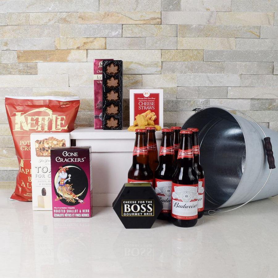 Bucket of Beer Gourmet Gift Set from Hamilton Baskets - Hamilton Delivery