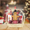Christmas Wine Picnic Basket from Hamilton Baskets - Hamilton Delivery