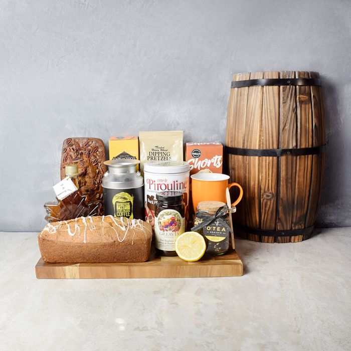 Coffee, Tea & Treats Gift Set from Hamilton Baskets - Hamilton Delivery