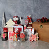 Cozy Holiday Wine Gift Basket is the perfect collection of delicious comfort treats from Hamilton Baskets - Hamilton Delivery