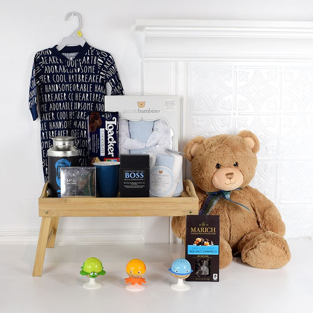 Celebrate the joyous arrival of a new baby with the Darling Baby Gift Set, Hamilton delivery 
