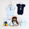 Deluxe Basket for a Baby Boy from Hamilton Baskets - Hamilton Delivery