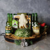 Deluxe Holiday Beer & Cheese Ball Gift Basket from Hamilton Baskets - Hamilton Delivery