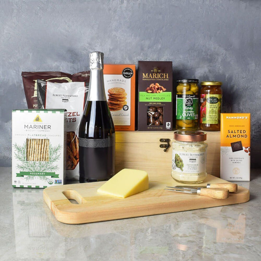 The Deluxe Kosher Celebration Crate from Hamilton Baskets - Hamilton Delivery