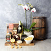 Deluxe Sweet & Savory Wine Gift Set from Hamilton Baskets - Hamilton Delivery