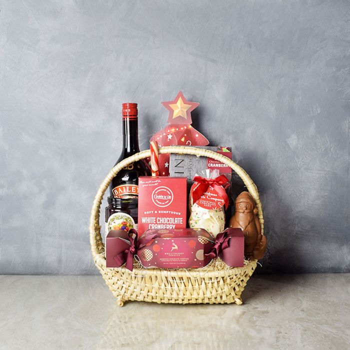 Divine Christmas Liquor Set from Hamilton Baskets - Hamilton Delivery