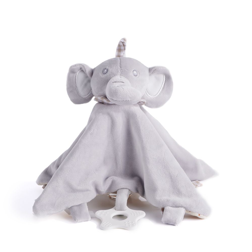 Grey Plush Elephant Blanket from Hamilton Baskets - Hamilton Delivery