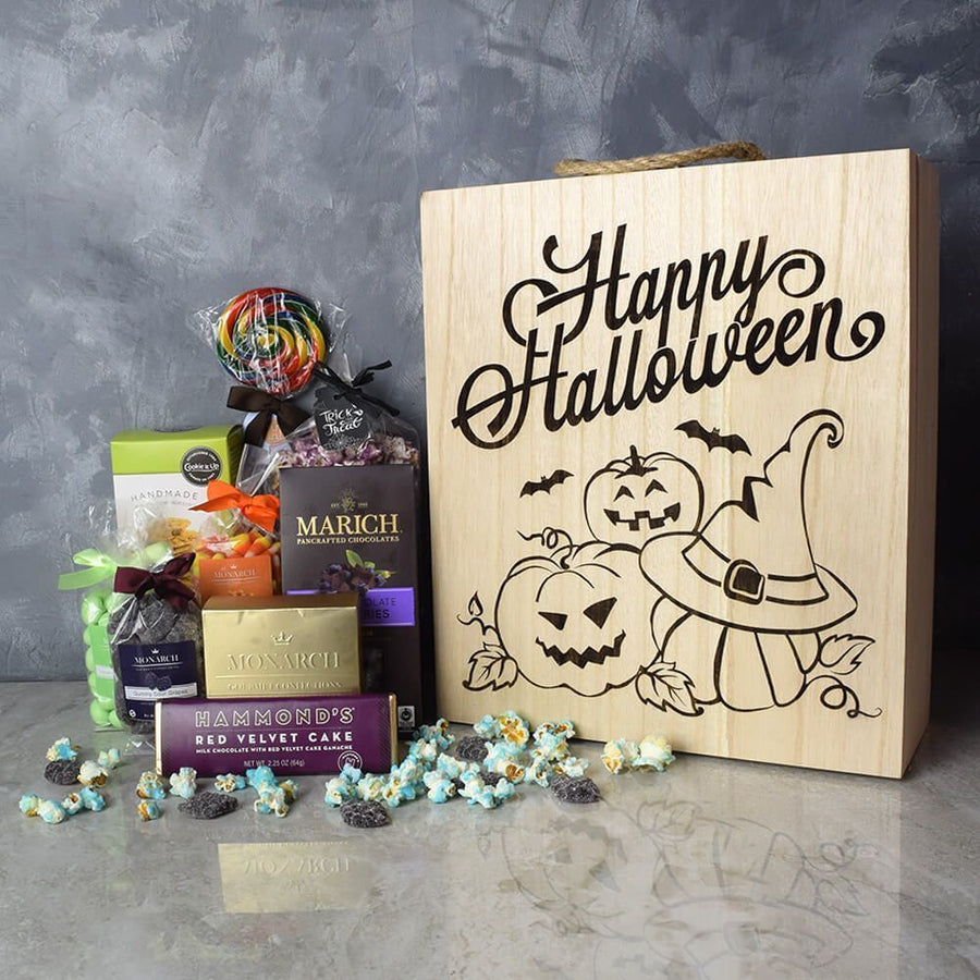 Halloween Sweets Crate from Hamilton Baskets - Hamilton Delivery