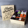 Halloween Wine & Treats Crate from Hamilton Baskets - Hamilton Delivery