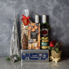 Happy Holidays Beer & Snacks Gift Basket from Hamilton Baskets - Hamilton Delivery