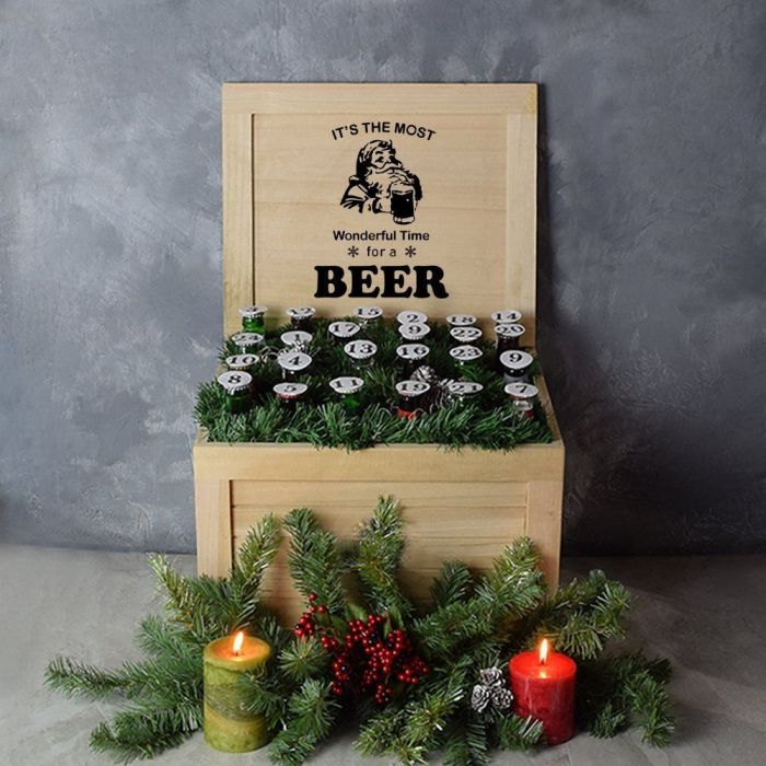 Holiday Beer Gift Crate from Hamilton Baskets - Hamilton Delivery