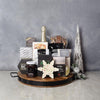 Holiday Bubbly & Snowflake Snack Gift Set from Hamilton Baskets - Hamilton Delivery