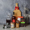 Holiday Liquor Decanter & Treats Basket from Hamilton Baskets - Hamilton Delivery.