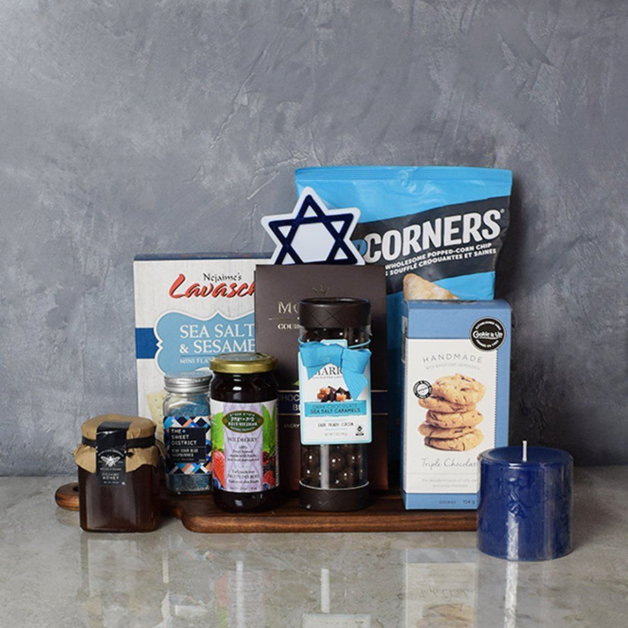 The Kosher Snacking Gift Basket from  Hamilton Baskets - Hamilton Delivery