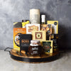 Liquor & Cheese Platter Gift Set from Hamilton Baskets - Gourmet Gift Basket - Hamilton Delivery