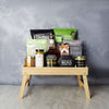  Morningside Delights Gift Snack Tray with Liquor from Hamilton Baskets - Hamilton Delivery