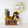 Newborn Essentials Gift Basket with Wine from Hamilton Baskets- Hamilton Delivery