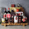 Opulent Christmas Wine & Chocolate Gift Basket from Hamilton Baskets - Hamilton Delivery