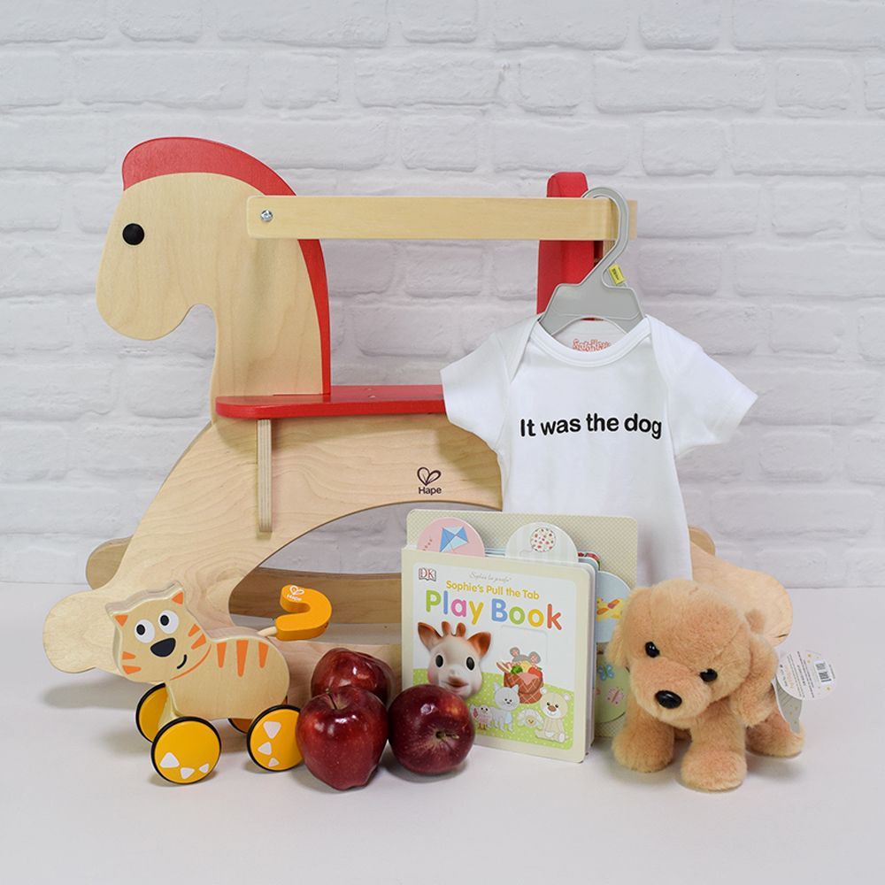 Rock &amp; Roll Baby Gift Basket From - Hamilton Baskets - Hamilton Delivery