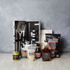 Smokin’ BBQ Grill Gift Set with Liquor from Hamilton Baskets - Liquor Gift Basket - Hamilton Delivery.