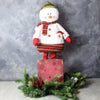 Snowman & Gourmet Chocolates Gift Set from Hamilton Baskets - Holiday Gourmet Gift Set - Hamilton Delivery.