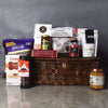 Sweet & Savoury Kosher Treats Basket.  This basket contains snacks of both the sweet and savoury varieties from Hamilton Baskets - Hamilton Delivery