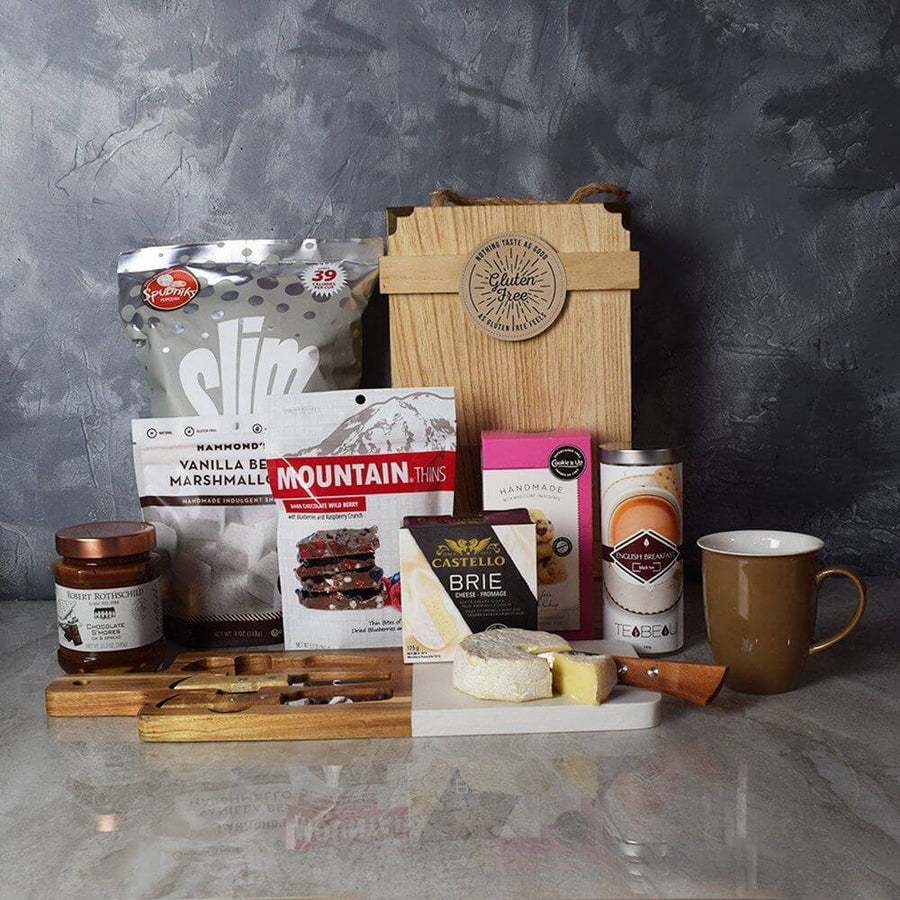 Tea And Snacks Gourmet Gift Basket from Hamilton Baskets - Hamilton Delivery