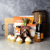 Thanksgiving Bubbly & Snacks Basket from Hamilton Baskets - Champagne Gift Basket - Hamilton Delivery.