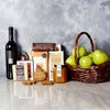 Thanksgiving Fruit & Wine Basket from Hamilton Baskets - Wine Gift Basket - Hamilton Delivery.