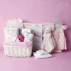 The Deluxe Baby Girl Changing Set from Hamilton Baskets - Baby Gift Set - Hamilton Delivery.