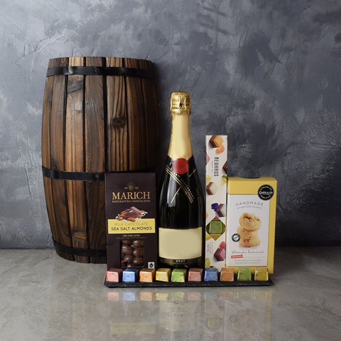 The Luxurious Champagne Gift Set from Hamilton Baskets - Hamilton Delivery