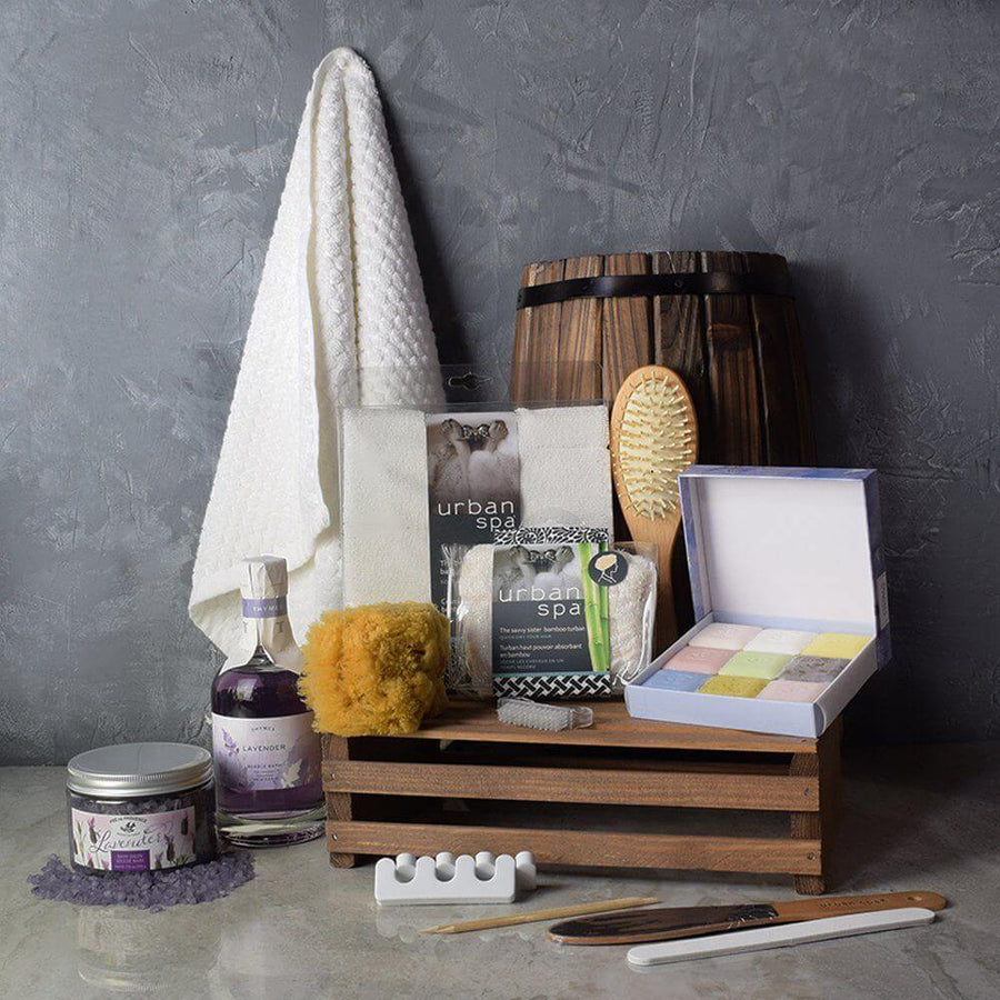  The Ultimate Spa Basket For Her from Hamilton Baskets - Spa Gift Basket - Hamilton Delivery.