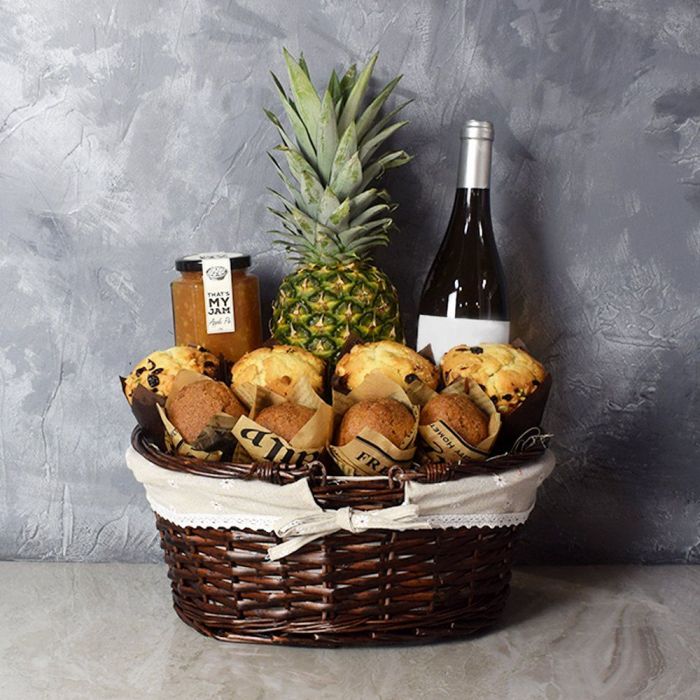 Tropical Muffin Gift Basket from Hamilton Baskets - Hamilton Delivery