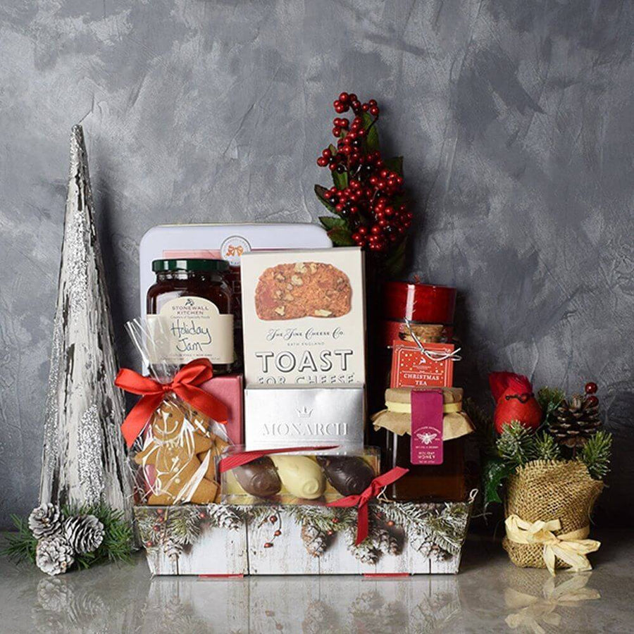 Wonderful Christmastime Gift Basket from Hamilton Baskets - Holiday Gift Basket - Hamilton Delivery